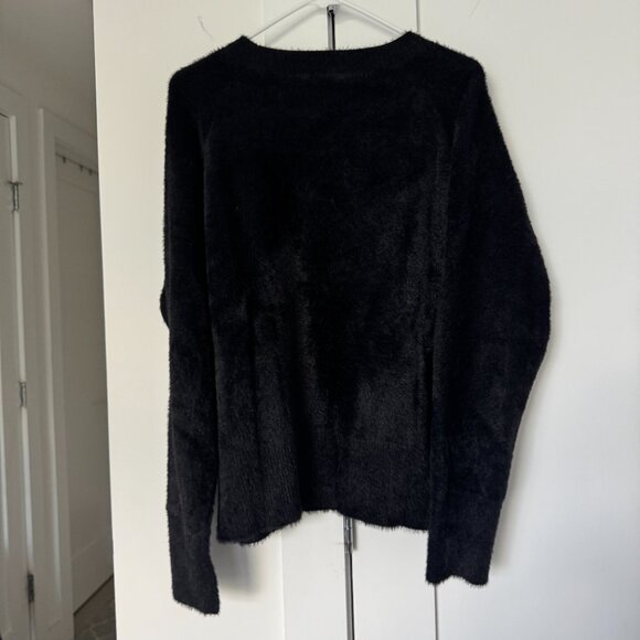SOLD Love Bonito Oversized Round Neck Fuzzy Knit Sweater - Picture 5 of 5